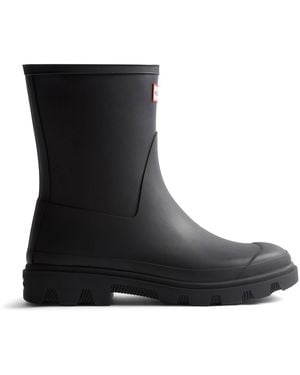 HUNTER Downpour Short Boot - Black