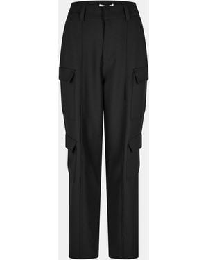 Jack Wills Ladies Cargo Trousers - Black