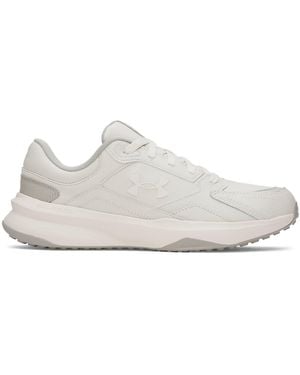 Under Armour Edge Leather Low-Top Trainers - White