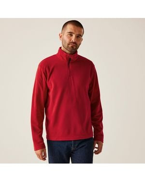 Regatta Micro Lightweight Half Zip Fleece - Red