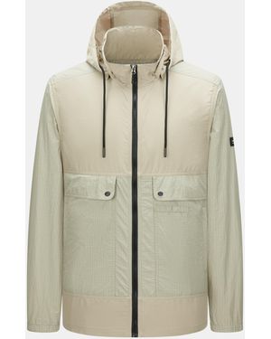 Firetrap Lightweight Wind Resistant Rain Anorak - Green