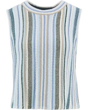Barbour Knitted Top - Blue