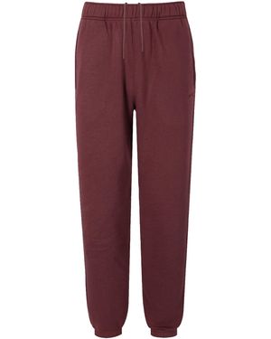 Slazenger 1881 Cuffed Fleece Jogging Bottoms - Red