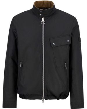 Barbour Chard Waxed Jacket - Black