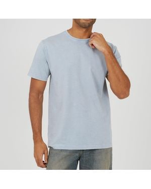 Brave Soul Bs Crew Neck Acid Wash T-Shirt - Blue