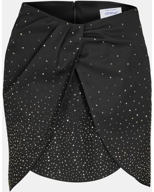 Off-White c/o Virgil Abloh Off Twist Mini Wrap Skirt - Black