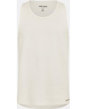 Jack Wills Jw Texture Regular Fit T-Shirt - White