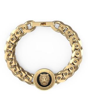 Guess 21Mm Lion Coin & Bracelet - Metallic