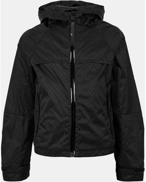 McQueen Alex Kick Technical Fabric Adjustable Hood Rain Anorak - Black