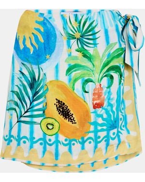 Never Fully Dressed Rio Wrap Skirt - Blue