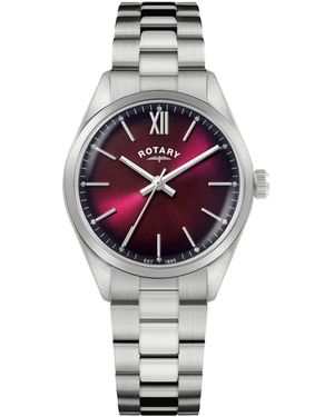 Rotary Ladies Heritage Ss Bracelet Watch - Metallic