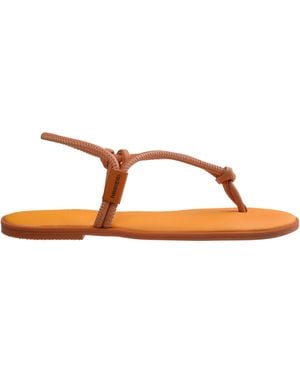 Havaianas Una Sandl Flip Flops - Brown
