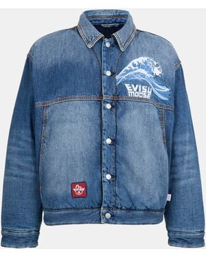 Moose Knuckles X Evisu Denim Jacket - Blue