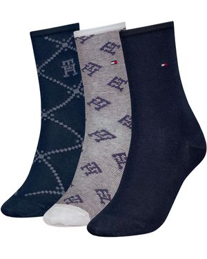 Tommy Hilfiger Crew Socks - Blue