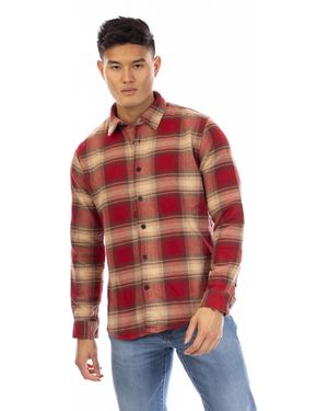 Peter Werth Bagley Long Sleeve Shirt - Red