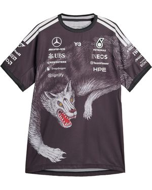 Y-3 X Mercedes Amg Short Sleeve Jersey - Purple