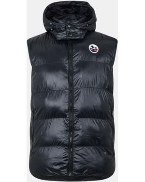 Born Rich Detachable Hood Gilet - Blue