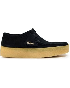 Clarks Wallabee Cup Boat Shoes - Blue