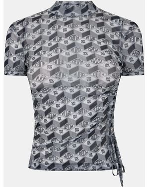 HUGO Short Sleeve Slim Fit Baby Tee - Grey