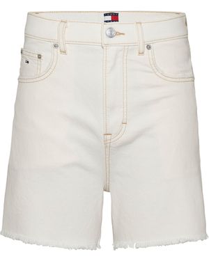 Tommy Hilfiger Mom Denim Shorts - White