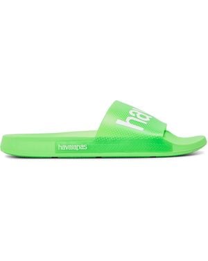 Havaianas Slide Flip Flops - Green