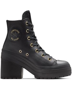 Converse Adults Chuck 70 De Luxe Heel Platform Ankle Heeled Boots - Black