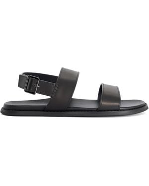 Dune Flat Sandals - Black