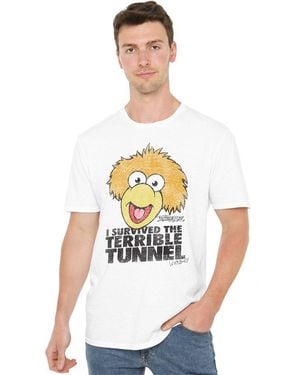 Other Fraggle Rock Terrible Tunnel T Shirt - White