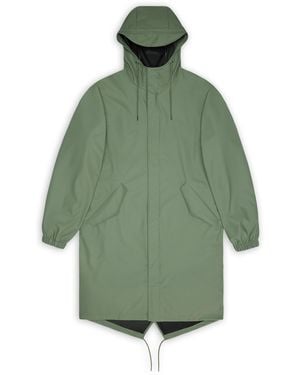 Rains Fishtail Waterproof Jacket - Green