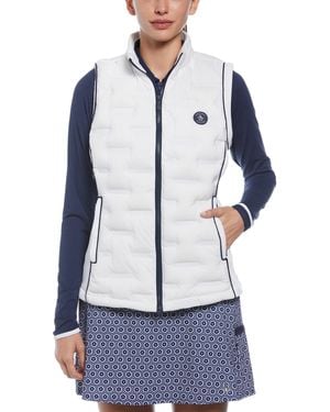 Original Penguin Insulated Woven Golf Vest - Blue