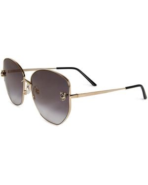 Cartier Ct0400S Oversized Sunglasses - Multicolour