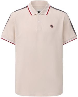 Pretty Green Tape Polo - Natural