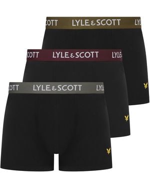 Lyle & Scott Lyle 3 Pack Trunk - Black