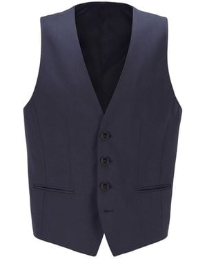 BOSS Wilson Waistcoat - Blue