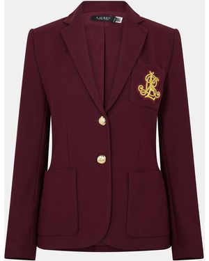 Ralph Lauren Lrl Anfisa Blazer Ld61 - Purple