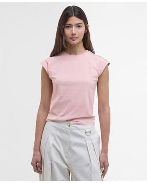Barbour Priya Slim Fit T-Shirt - Red
