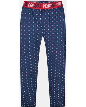 Original Penguin Ppx8 1Pk Jersey Trouser Lo - Blue