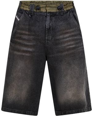 DIESEL Denim Shorts - Grey