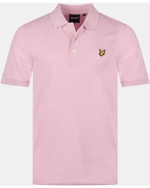 Lyle & Scott Basic Short Sleeve Polo Shirt - Pink