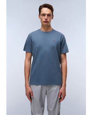 Napapijri Salis Short Sleeve T-Shirt - Blue