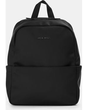 Jack Wills Coated Backpack - Black