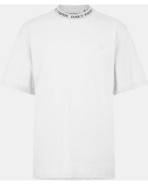 Daily Paper Erib Short-Sleeve Regular Fit T-Shirt - White