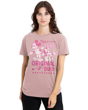 Disney Mickey And Minnie The Original Duo T-Shirt Powder - Pink