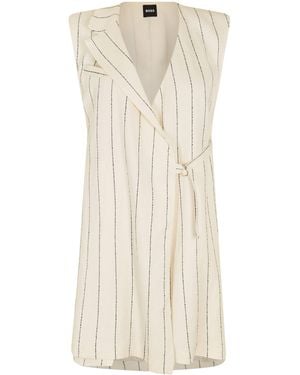 BOSS Dagania Jersey Skirt - Natural