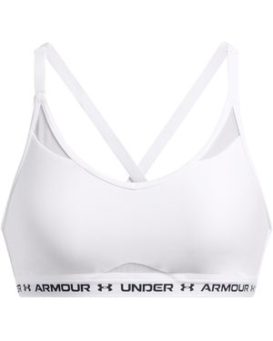 Under Armour Crossback Low Bra - White