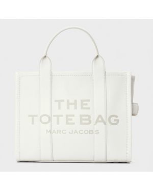Marc Jacobs Medium Leather Tote Bag - White