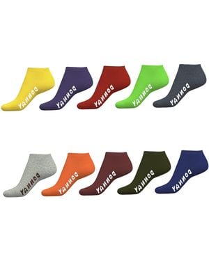 Donnay 10 Pack Trainer Socks Plus Size 12 - Blue