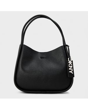 DKNY Capri Large Hobo Shoulder Bag - Black