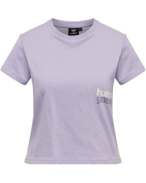 Hummel Lara Short Sleeve Tee - Purple