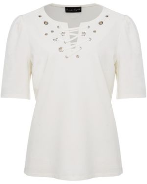Phase Eight Kailee Eyelet Top - White